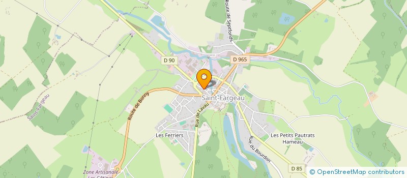 localisation de l'entreprise MADAME MILIA PIAU à SAINT-FARGEAU