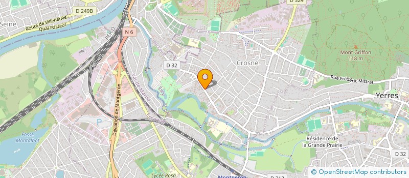 localisation de l'entreprise MADAME MILICA NEAGU  CROSNE