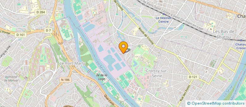 localisation de l'entreprise MADAME MILICA RADOSAVLJEVIC à LE VESINET