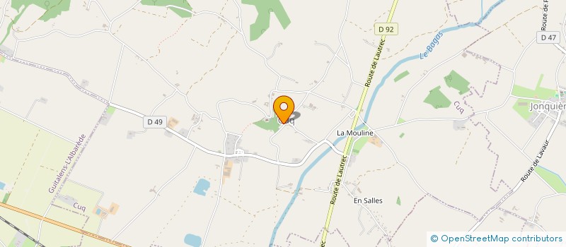 localisation de l'entreprise MADAME MILICA SLANJANKIC  CUQ