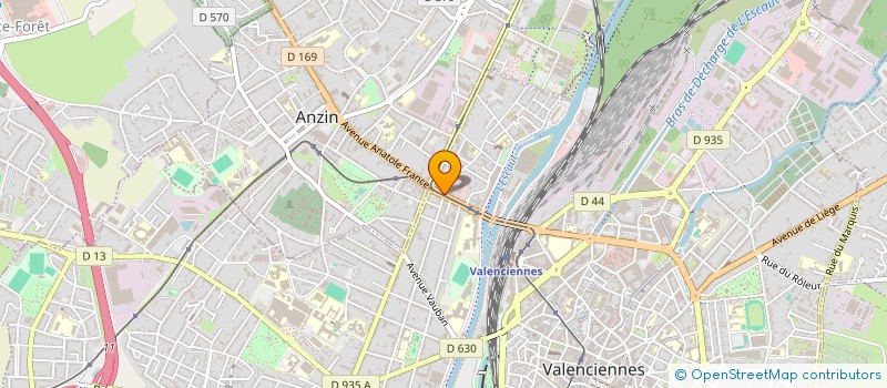 localisation de l'entreprise MADAME MILIERE NIBOBEZA  VALENCIENNES