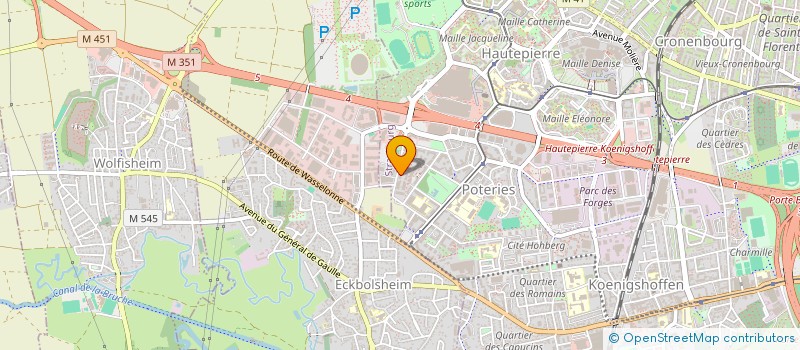 localisation de l'entreprise MADAME MILIHATE SHATROLLI à STRASBOURG