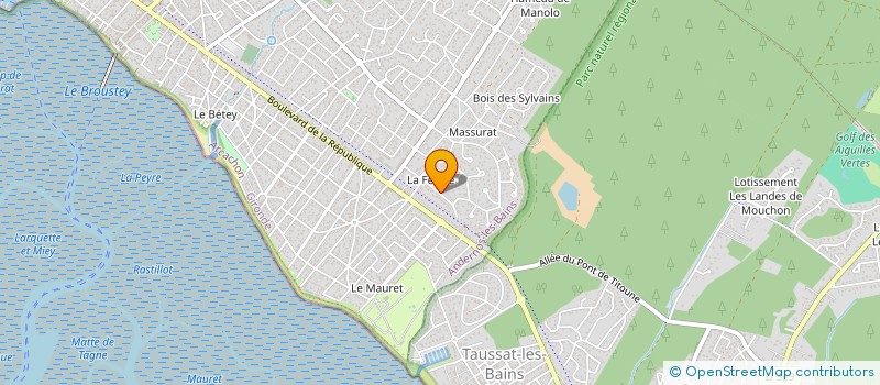 localisation de l'entreprise MADAME MILINA MAGRE  ANDERNOS-LES-BAINS