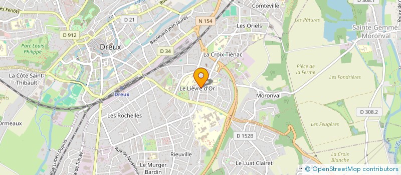localisation de l'entreprise MADAME MILKA BAPTISTE à DREUX