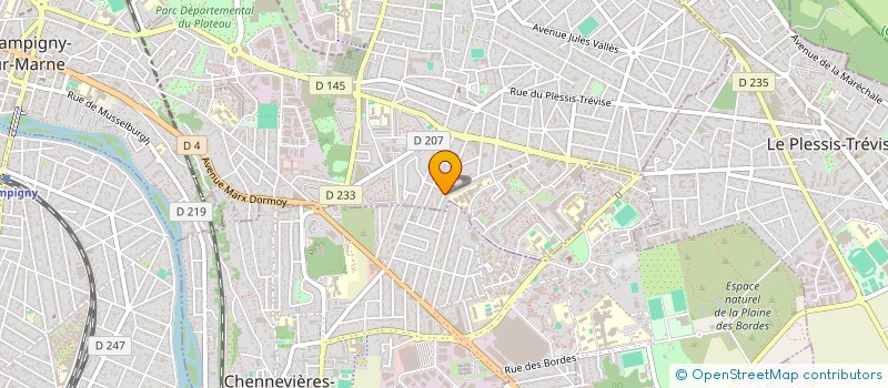 localisation de l'entreprise MADAME MILKA PASENCIUC à CHAMPIGNY-SUR-MARNE