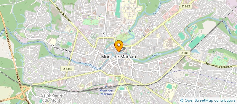 localisation de l'entreprise MADAME MILLA CASTILLON  MONT-DE-MARSAN