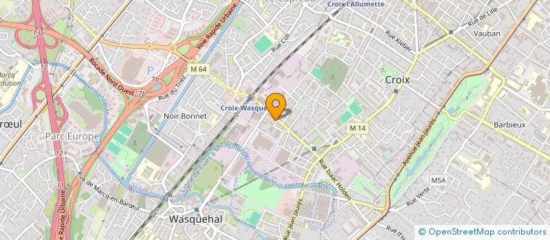 localisation de l'entreprise MADAME MILLA GUILLOIS  CROIX