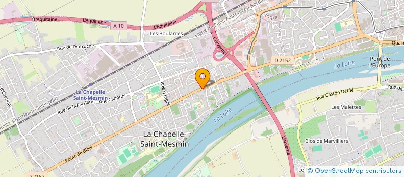 localisation de l'entreprise MADAME MILLA LESUT à LA CHAPELLE-SAINT-MESMIN