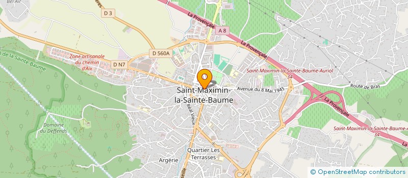 localisation de l'entreprise MADAME MILLAN GATEPIN  SAINT-MAXIMIN-LA-SAINTE-BAUME
