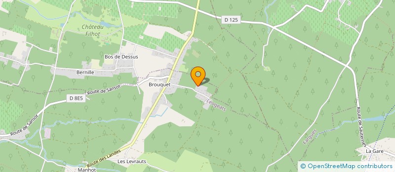 localisation de l'entreprise MADAME MILLET CECILE  LEOGEATS