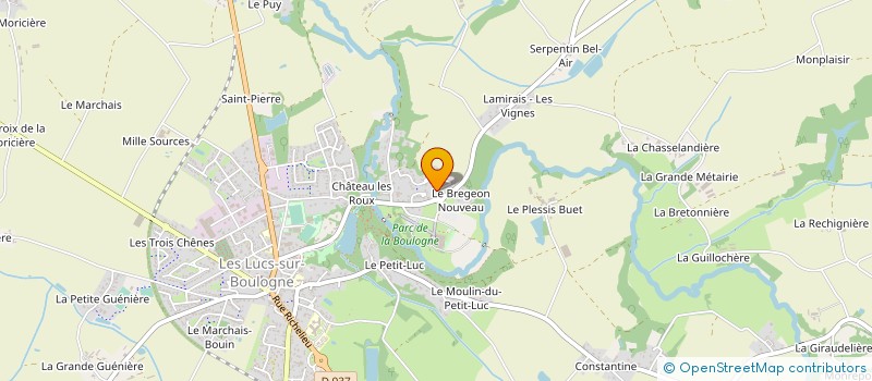 localisation de l'entreprise MADAME MILLIE CARON à LES LUCS-SUR-BOULOGNE