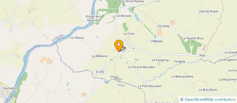 localisation de l'entreprise MADAME MILLY FAUCHER  SACE