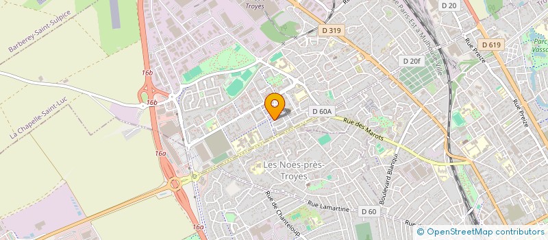 localisation de l'entreprise MADAME MILNA DELOGU  LA CHAPELLE-SAINT-LUC