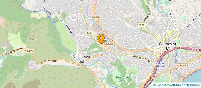 localisation de l'entreprise MADAME MILONDA MICHELOTTI à CAGNES-SUR-MER