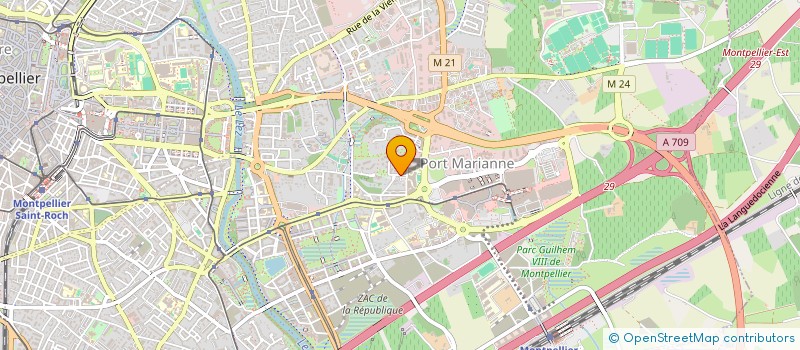 localisation de l'entreprise MADAME MILOUD KHATER à MONTPELLIER