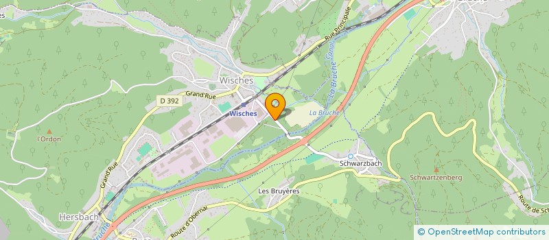 localisation de l'entreprise MADAME MILOUDA KLIN  MUHLBACH SUR BRUCHE