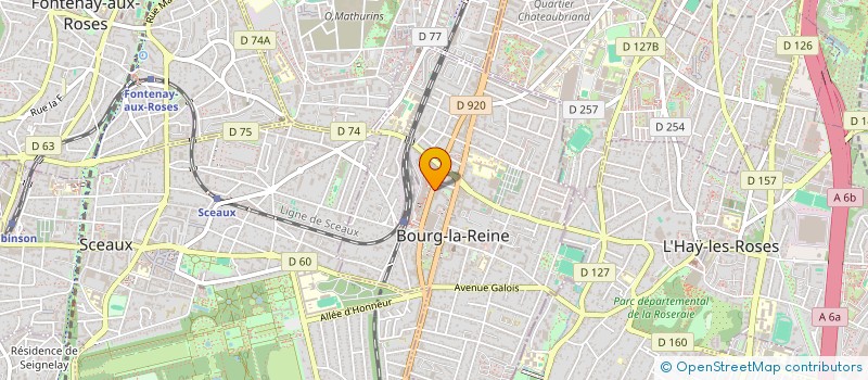 localisation de l'entreprise MADAME MILSE ROETHOF à BOURG-LA-REINE