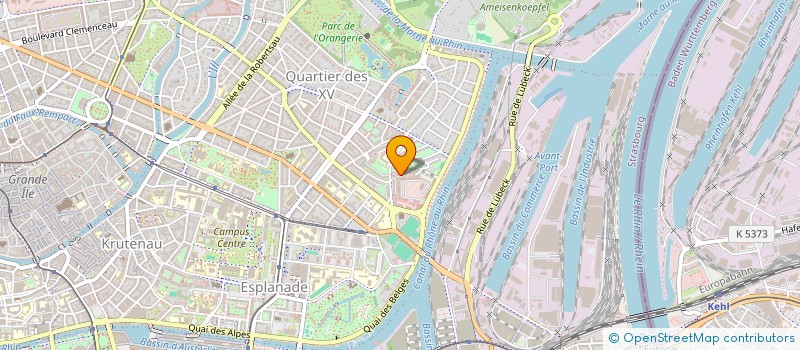 localisation de l'entreprise MADAME MILUSE BAUEROVA  STRASBOURG