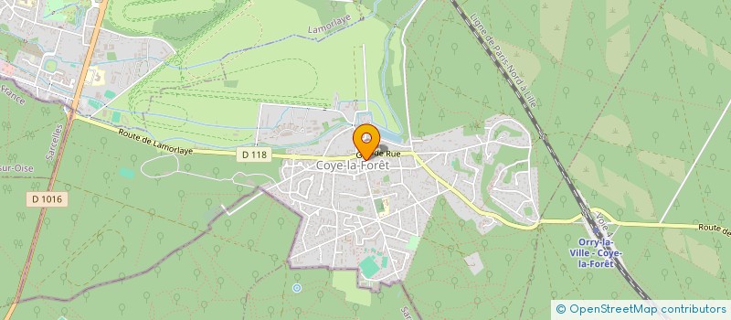 localisation de l'entreprise MADAME MILY-ROSE BONNET-BERNIER  COYE-LA-FORET