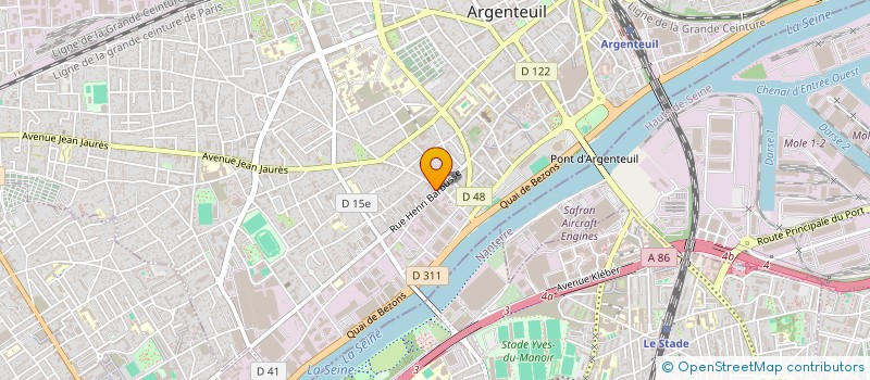 localisation de l'entreprise MADAME MIMI AMEGEE  ARGENTEUIL