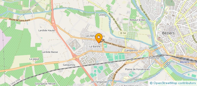 localisation de l'entreprise MADAME MIMI ESEDOH à BEZIERS