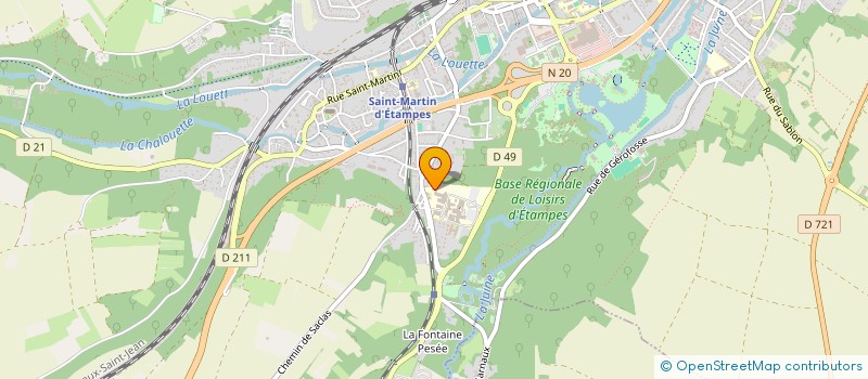 localisation de l'entreprise MADAME MIMIE KARECHE à ETAMPES