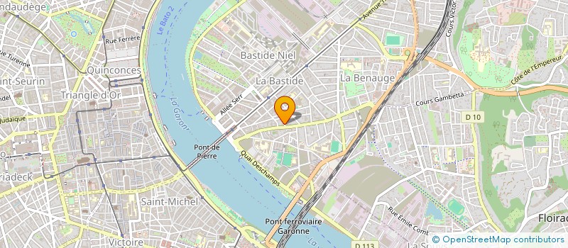 localisation de l'entreprise MADAME MIMOSA KRASNIQI  BORDEAUX