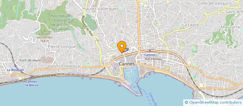 localisation de l'entreprise MADAME MIMOSETTE SENDE à CANNES