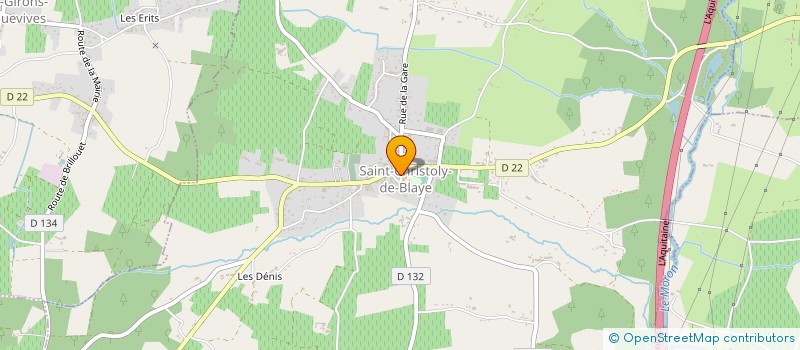 localisation de l'entreprise MADAME MIMOUNA BOUMEJLAD  SAINT-CHRISTOLY-DE-BLAYE