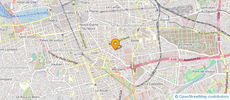 localisation de l'entreprise MADAME MIMOUNA DAHMANI  LE TOUVET