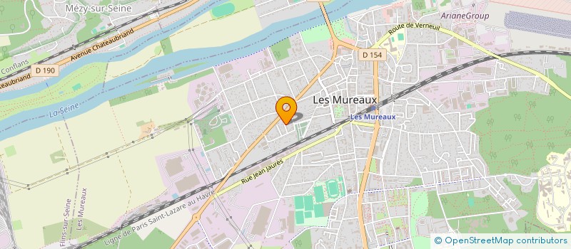 localisation de l'entreprise MADAME MIMOUNA EL MAMOUNI à LES MUREAUX