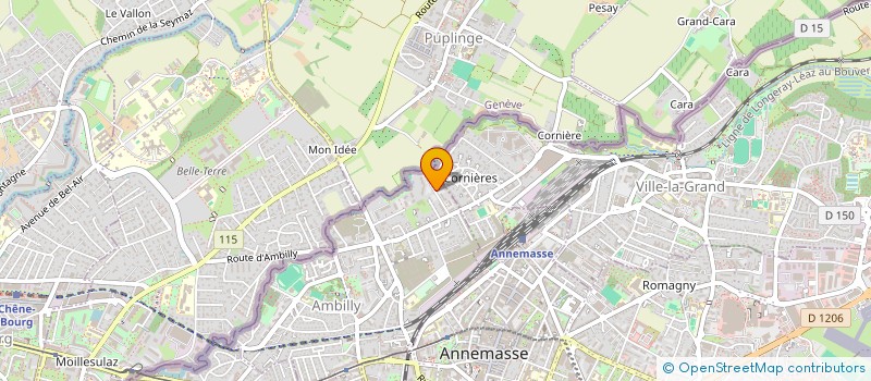 localisation de l'entreprise MADAME MIMOZA BERISHA  AMBILLY