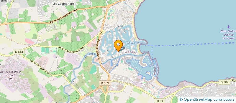 localisation de l'entreprise MADAME MIN BOISRAGON à GRIMAUD