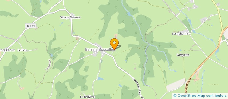 localisation de l'entreprise MADAME MIN LI  BARRAIS-BUSSOLLES