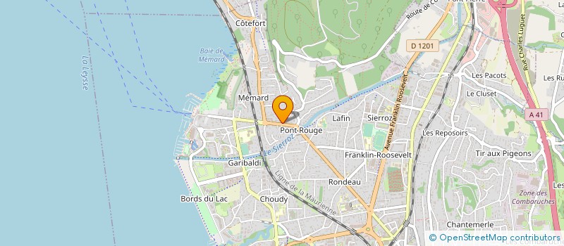 localisation de l'entreprise MADAME MIN ZHANG  AIX-LES-BAINS