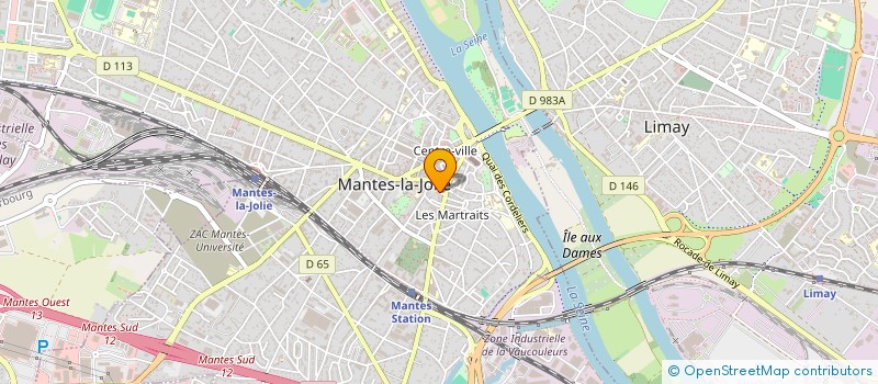 localisation de l'entreprise MADAME MINA ABDELKHALEK  MANTES-LA-JOLIE