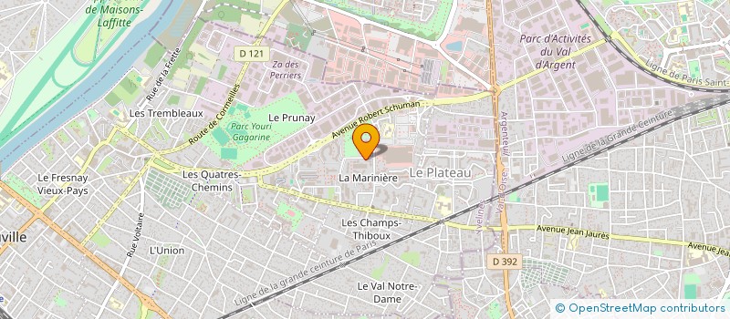 localisation de l'entreprise MADAME MINA AIT LKADI  ARGENTEUIL