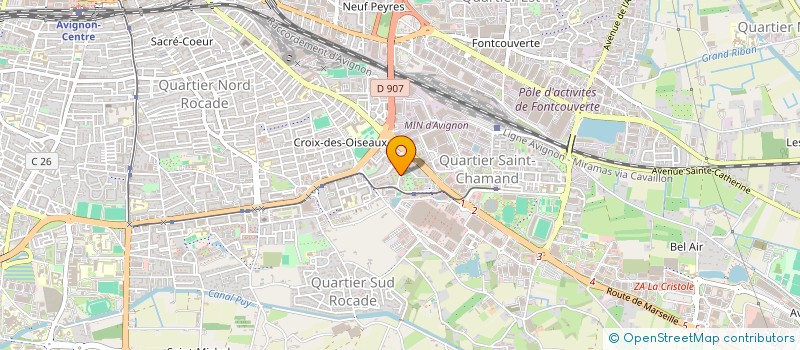 localisation de l'entreprise MADAME MINA BELMADANI  AVIGNON