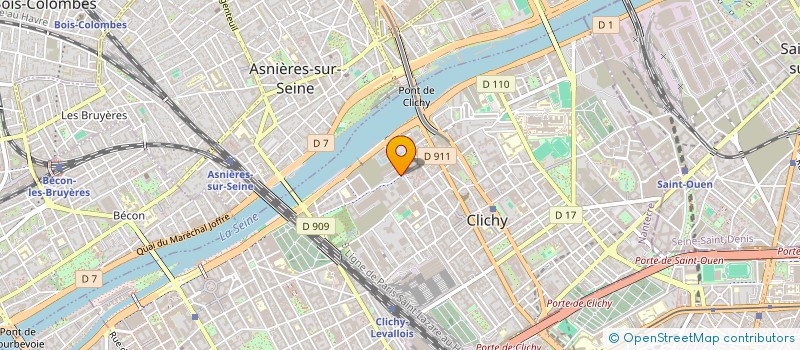 localisation de l'entreprise MADAME MINA BENSSAKT à CLICHY