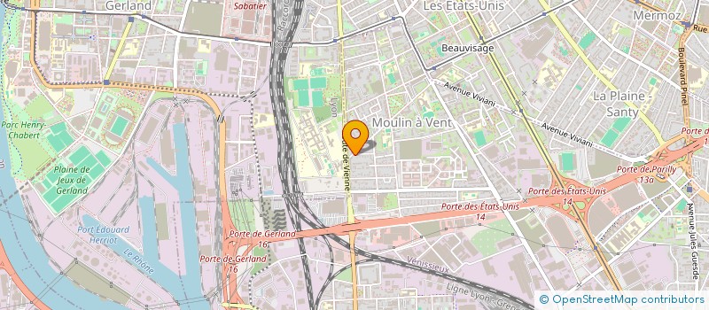 localisation de l'entreprise MADAME MINA BOUDENNI  VENISSIEUX