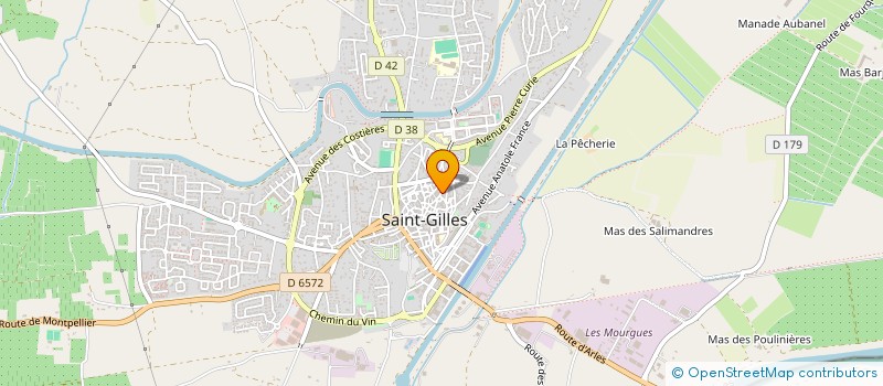 localisation de l'entreprise MADAME MINA BOUGHAZ à SAINT-GILLES