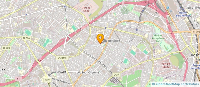 localisation de l'entreprise MADAME MINA CAMARA à MONTREUIL