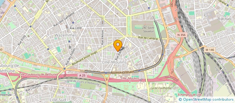 localisation de l'entreprise MADAME MINA CHAHED  LILLE