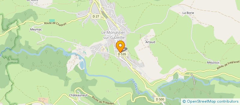 localisation de l'entreprise MADAME MINA CHAQUET à LE MONASTIER-SUR-GAZEILLE