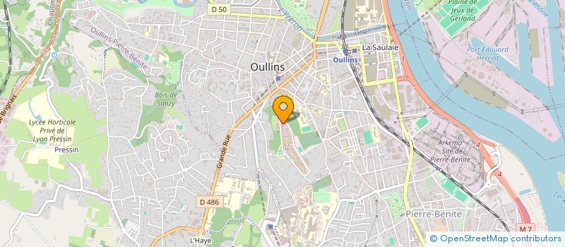 localisation de l'entreprise MADAME MINA CHOUIBA  OULLINS-PIERRE-BENITE