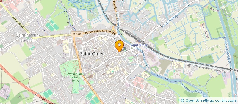 localisation de l'entreprise MADAME MINA ECH CHOUYYEKH  SAINT-OMER