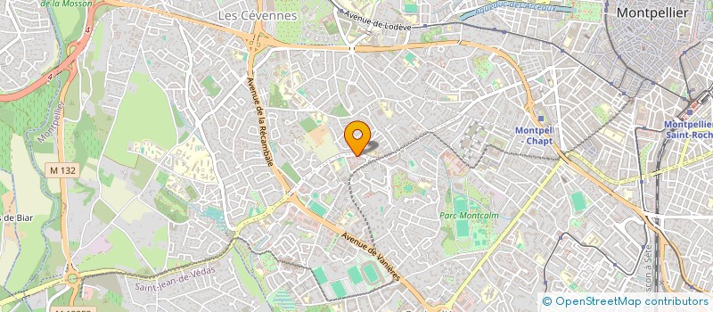 localisation de l'entreprise MADAME MINA EL AMRANI  MONTPELLIER