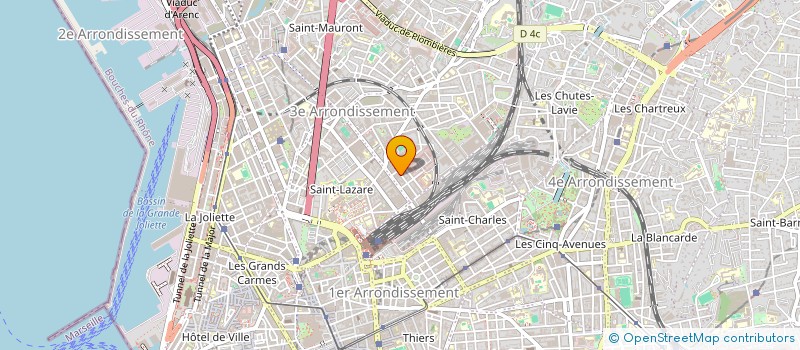 localisation de l'entreprise MADAME MINA ELAROUI à MARSEILLE