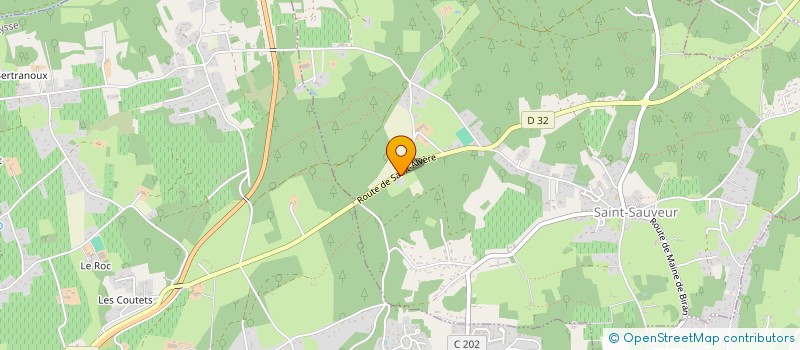 localisation de l'entreprise MADAME MINA EZZAHER  ST SAUVEUR