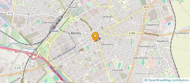 localisation de l'entreprise MADAME MINA GARNIER  REIMS